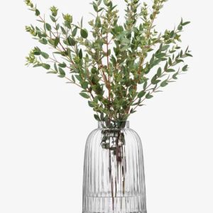 PT05: PLEAT VASE H26CM CLEAR