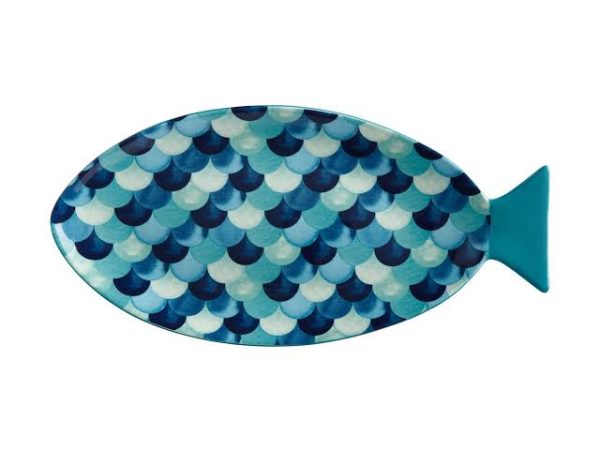 DR0289: REEF CERAMIC FISH SHAPED 40CM