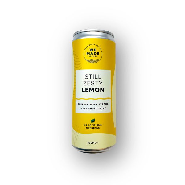 WE MADE DRINKS - ZESTY LEMON 330ML