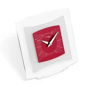 804 VN: QUINTUS- BORDEAUX RED CLOCK