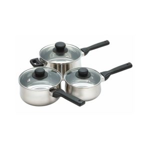 JURY3PC: JURY S/STEEL SAUCEPAN SET 3PC