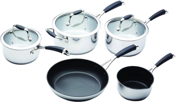 MCSPSETS: N/S S/STEEL COOKWARE SET 5PC