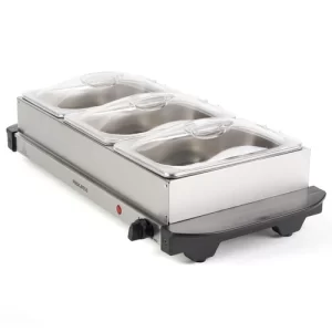 EK3665P: PROGRESS 3 PAN BUFFET SERVER