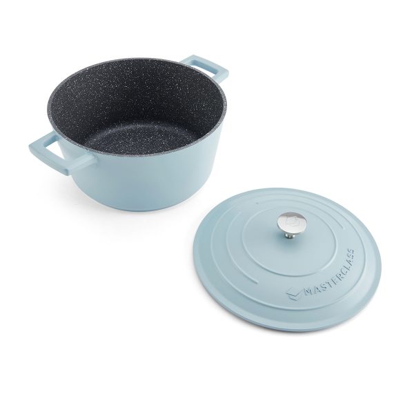 MS ALUM. SKY BLUE CASS. DISH 24CM 4L - Image 2