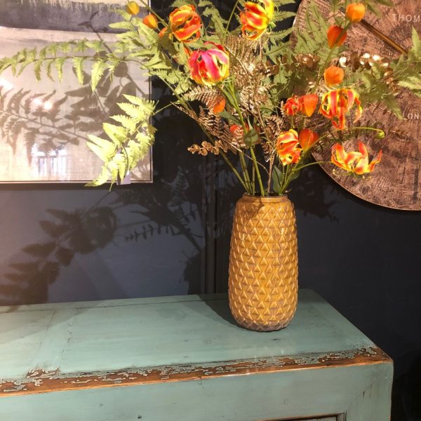 MUSTARD PATTERN VASE - Image 2