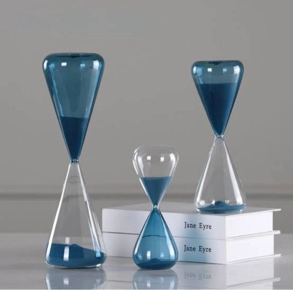 BBX314: BLUE SAND 60 MIN HOURGLASS