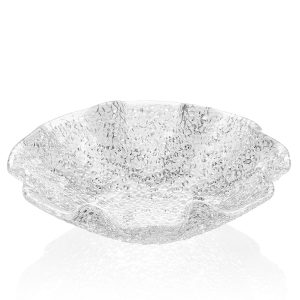 SPECIAL SCALLOPED BOWL CLEAR 25CM
