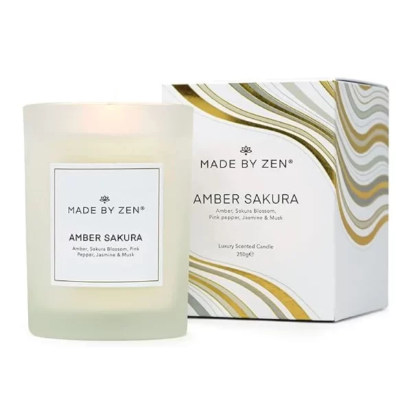AMBER SAKURA SCENTED CANDLE 250G
