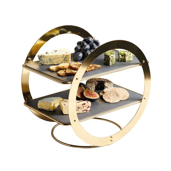 ARTESA WHEEL FRAME SERVING STAND