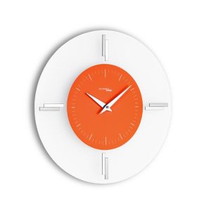 060MAR: ARIES METAL - ORANGE CLOCK
