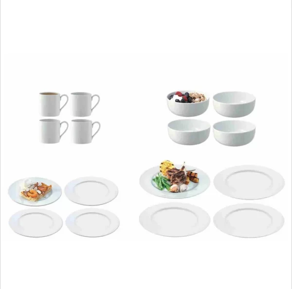 DINE 16PC DINNER SET RIMMED