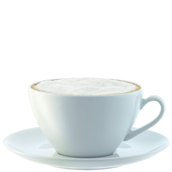 DINE CAPPUCCINO CUP & SAUCER CURVED S/4 - Image 2