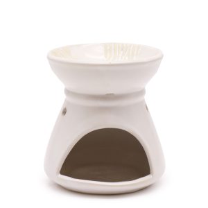 ELEMENTAL NATURAL LARGE OIL BURNER IVORY