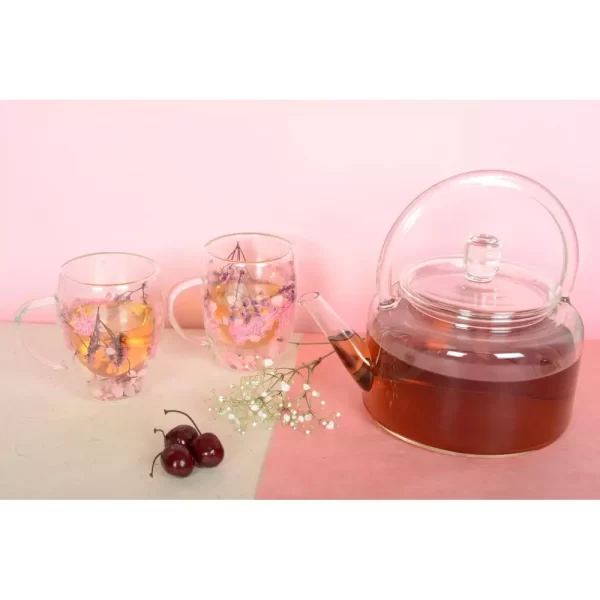 GLASS TEAPOT 13 X 24 X 21.5CM - Image 2
