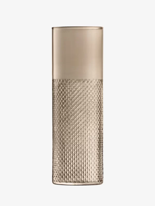 WR16: WICKER VASE TAUPE H40CM - Image 2