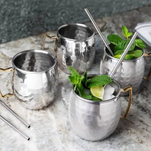 STEEL-HAM. MOSCOW MULE MUG 55CL S/2