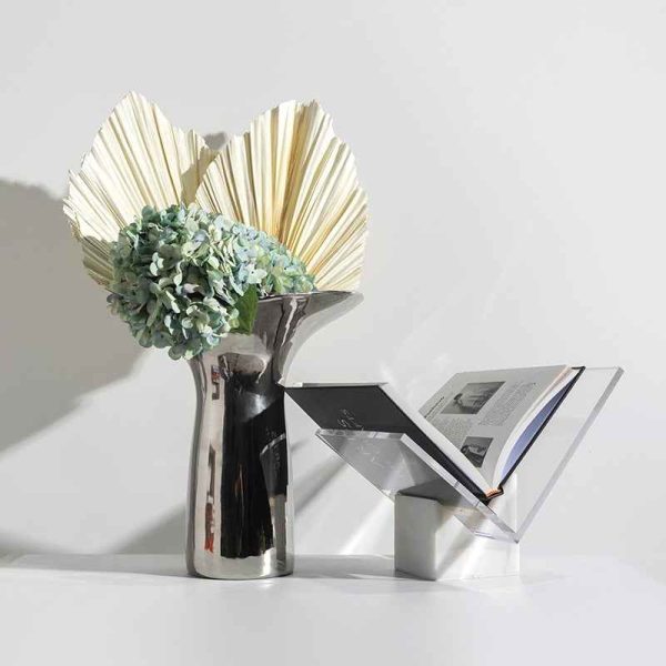 ZFH006: MARBLE & ACRYLIC BOOK STAND - Image 2