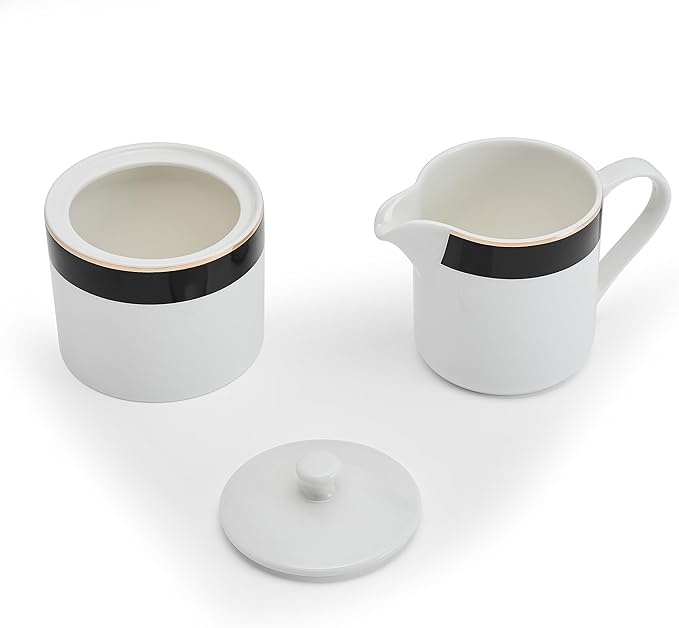 MIKASA LUXE SUGAR & CREAMER SET