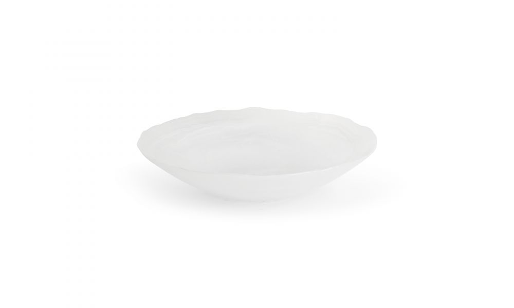 MISTY DECORATIVE DISH 32.5CM WHITE