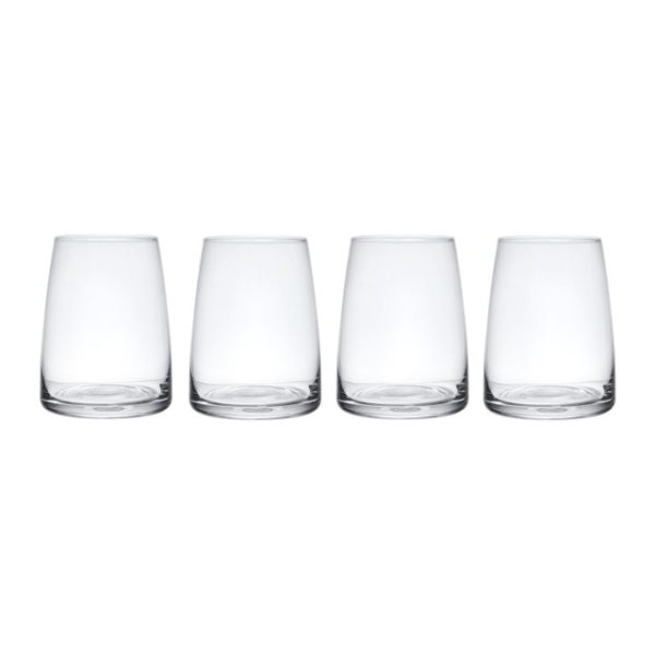 MKPALDOF4PC: MIKASA PALERMO 4PC STEMLESS GLASSES 350ML