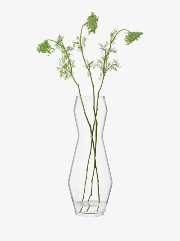 SG07: SCULPT VASE CLEAR H65CM