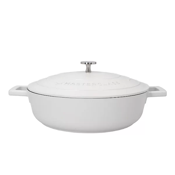 MS ALUM. CREAM SHALLOW CASS. DISH 28CM 4L