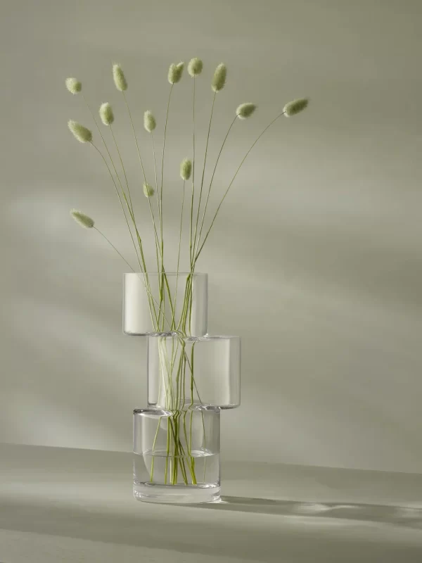 TD01: TIER VASE CLEAR H26CM - Image 2