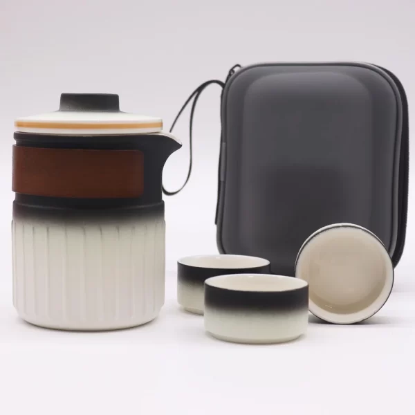 TRAVEL CERAMIC TEAPOT SET - 3 FRIENDS