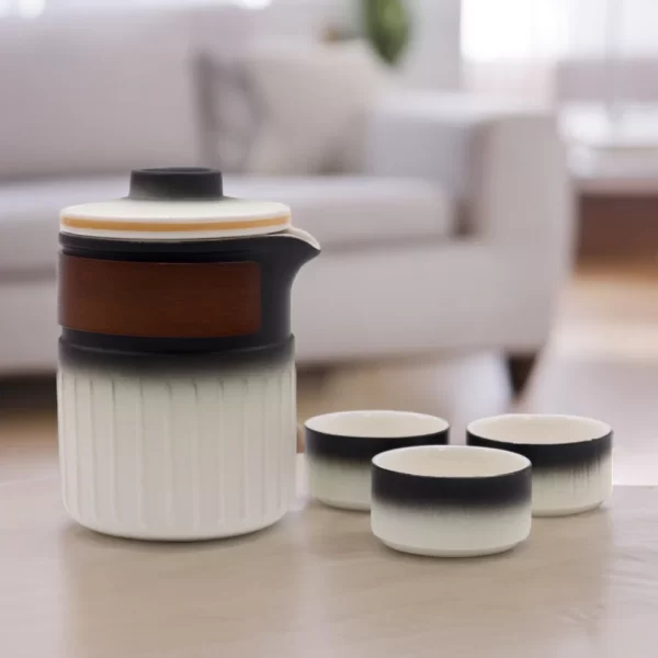 TRAVEL CERAMIC TEAPOT SET - 3 FRIENDS - Image 2