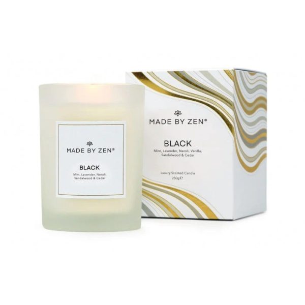 BLACK SCENTED CANDLE 250G