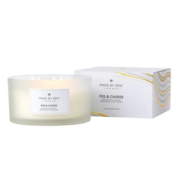 FIG & CASSIS SCENTED CANDLE 600G