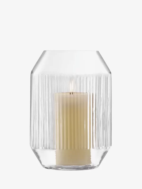 RT05: ROTUNDA LANTERN/VASE CLEAR H26CM