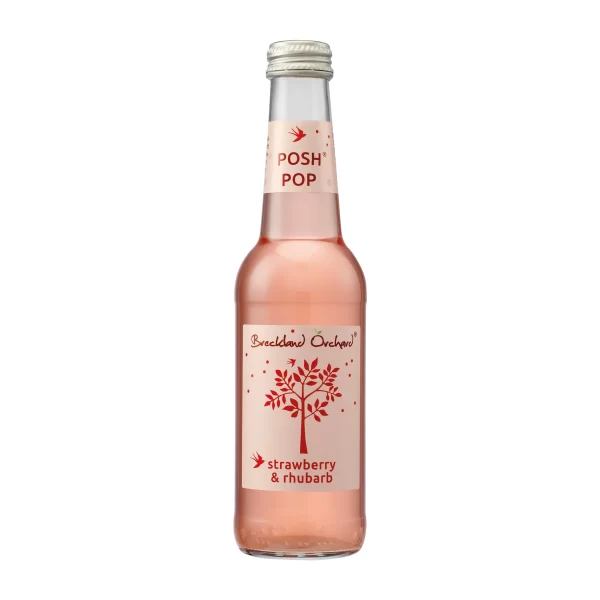 B. O. ZERO SUGAR STRAWBERRY & RHUBARB DRINK 275ML
