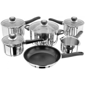 JUDGE VISITA DRAINING SAUCEPAN SET 6PC