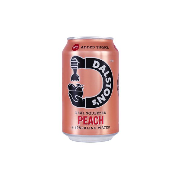 DALSTONS PEACH SODA CANNED DRINK 330ML