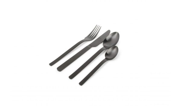SUPREME CUTLERY SET MATTE BLACK 24PC