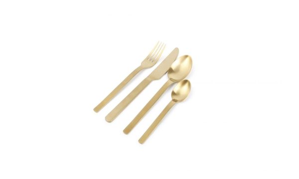 SUPREME CUTLERY SET MATTE CHAMP. 24PC