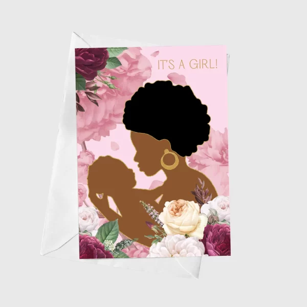 IT'S A GIRL CARD