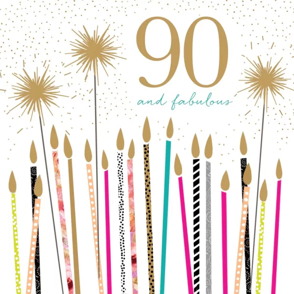 90 & FABULOUS CARD
