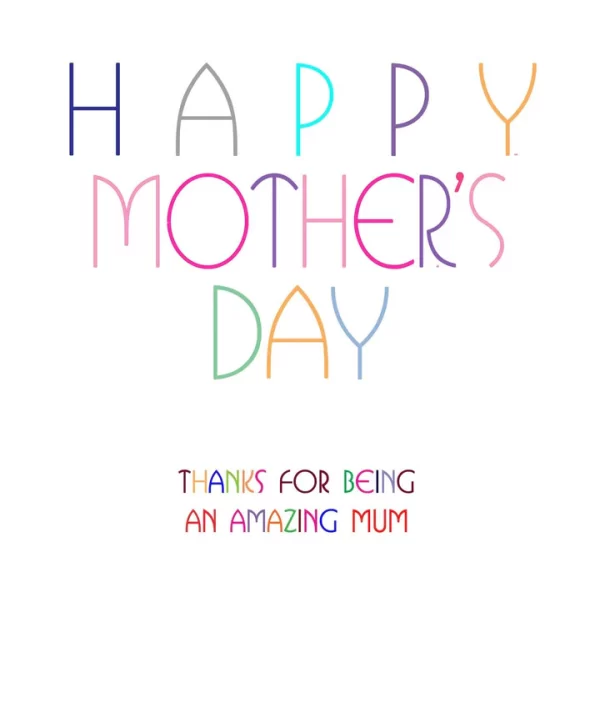THANKS FOR BEING AMAZING CARD