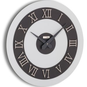 412 GCF: GEMINI LIGHT GREY GRAPHITE CLOCK