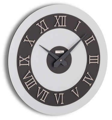 412 GCF: GEMINI LIGHT GREY GRAPHITE CLOCK