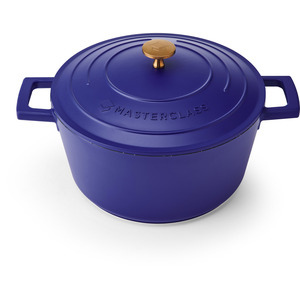 MCMCRD24EBLU: MC CAST ALUM. E. BLUE CASS. DISH 24CM