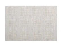 GI0079: MW TBL ACC SQ. PMAT 45 X 30CM WHITE S/6