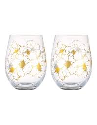 MQ0075: MW MICH ENCHMT STMLS GLASS 560ML S/2