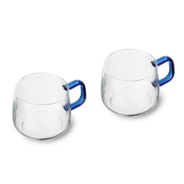 LCGLSMUG2PCBL: LA CAFETIERE DW 275ML MUGS S/2 BLUE