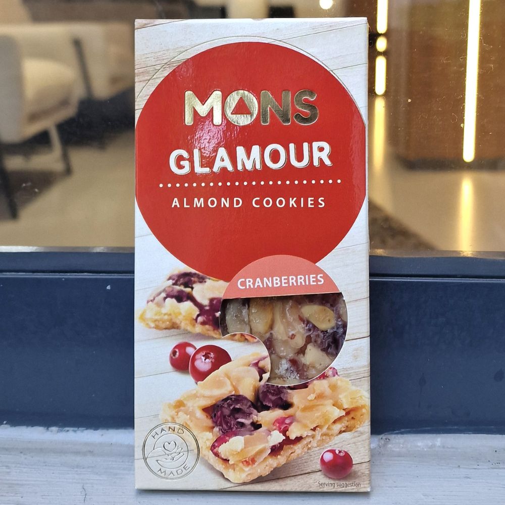 GLAMOUR AL. COOKIES W/CRANBERRIES 100/110G