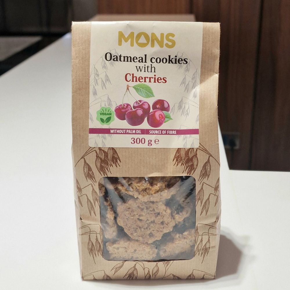OAT COOKIES W/CHERRIES 300G