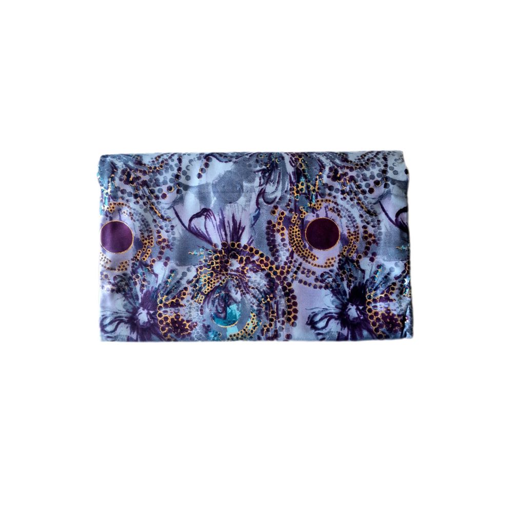 SATIN COTTON FABRIC G. PURPLE