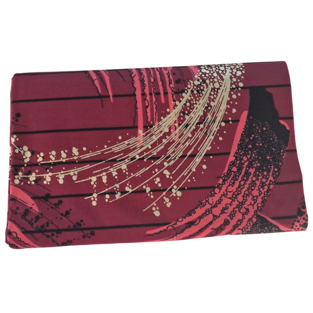 SATIN COTTON FABRIC G. RED